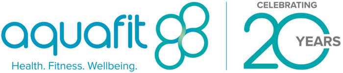 Aquafit 20 Years Logo